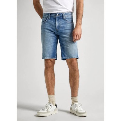 къси,панталони,мъжки,панталони,pepe,jeans,slim,fit,denim,shorts,blue