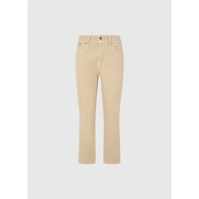 дамски,панталони,pepe,jeans,tapered,fit,high,waist,jeans,beige