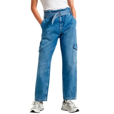 дамски,панталони,pepe,jeans,tapered,utility,fit,high,waist,jeans,blue,(denim)