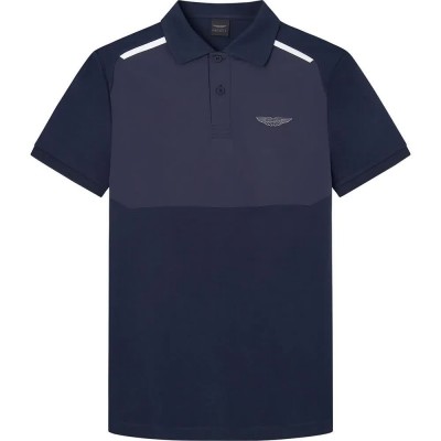мъжки,блузи,с,яка,hackett,am,hybrid,team,short,sleeve,polo,blue,(navy)
