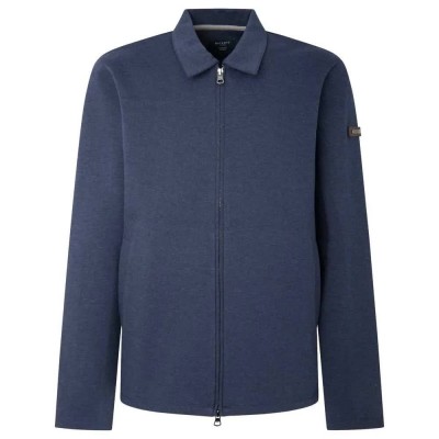блуза,мъжки,пуловери,hackett,double,knit,full,zip,sweatshirt,blue,(navy)