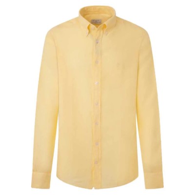 риза,с,дълъг,ръкав,мъжки,ризи,hackett,garment,dye,linen,b,long,sleeve,shirt,yellow