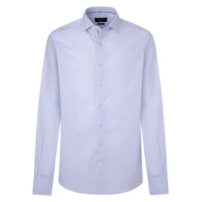 карирана,риза,мъжки,ризи,hackett,graph,check,eng,strip,long,sleeve,shirt,blue
