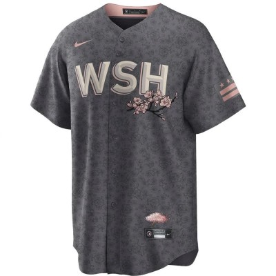 тениска,мъжки,тениски,fanatics,washington,nationals,city,connect,short,sleeve,v,neck,t,shirt,grey,(dark,grey,melange)