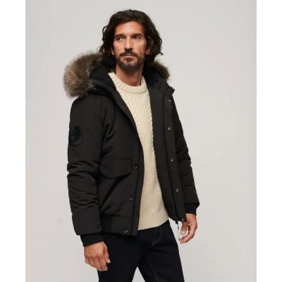 яке,мъжки,якета,superdry,everest,puffer,jacket,black