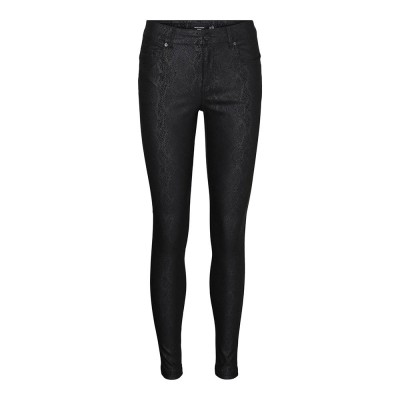 панталони,дамски,панталони,vero,moda,alia,skinny,shape,coated,fit,mid,waist,pants,black