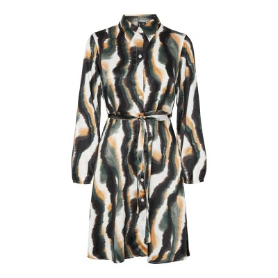 рокля,дамски,поли,и,рокли,vero,moda,frei,long,sleeve,dress,multicolor