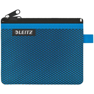 несесер,тоалетни,принадлежности,leitz,wow,nylon,two,pockets,travel,14x10.5,cm,wash,bag,blue
