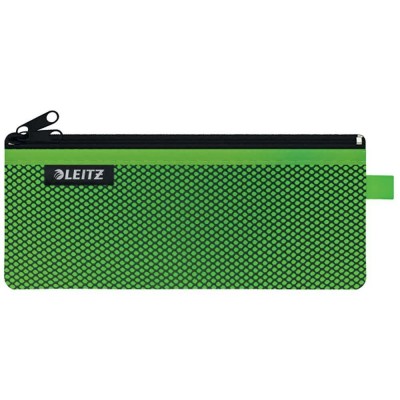 несесер,тоалетни,принадлежности,leitz,wow,nylon,two,pockets,travel,21x8.5,cm,wash,bag,green