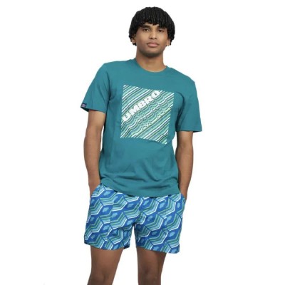 тениска,мъжки,тениски,umbro,gradient,box,short,sleeve,t,shirt,blue,(quetzal,green)