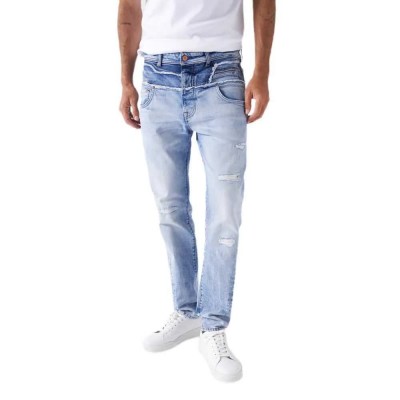 дънки,мъжки,панталони,salsa,jeans,21008113,tapered,fit,low,waist,jeans,blue,(medium,light)