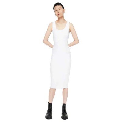 рокля,дамски,поли,и,рокли,armani,exchange,8nyacm,sleeveless,dress,white,(optic,white)