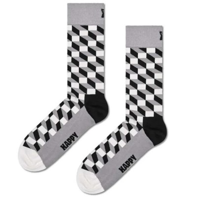 чорапи,мъжки,чорапи,happy,socks,filled,optic,half,long,socks,grey,(multicolor)