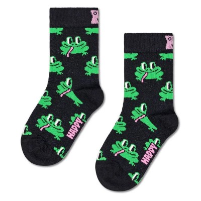 чорапи,детски,чорапи,happy,socks,frog,socks,multicolor,(black)