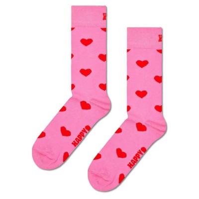 чорапи,мъжки,чорапи,happy,socks,heart,half,long,socks,pink,(pink)