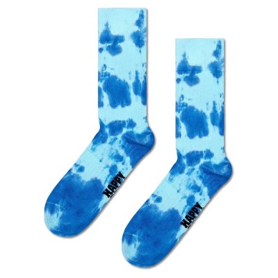 чорапи,мъжки,чорапи,happy,socks,tie,dye,half,long,socks,light,blue,(blue)