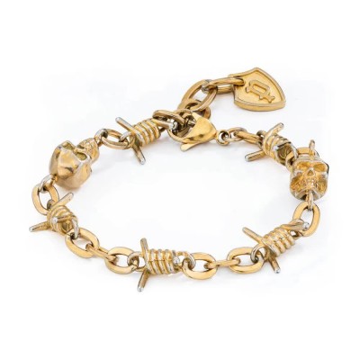 бижутерия,police,pejgb2112323,bracelet,golden,(golden)
