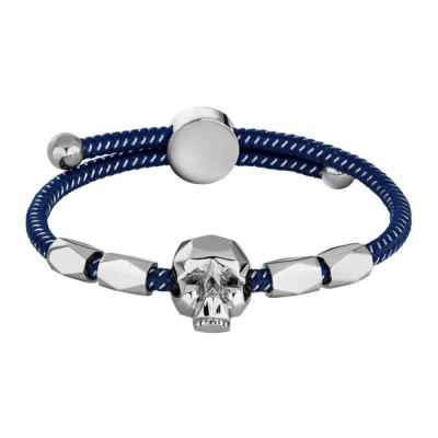 бижутерия,police,pj26554bln02,bracelet,silver,(blue)