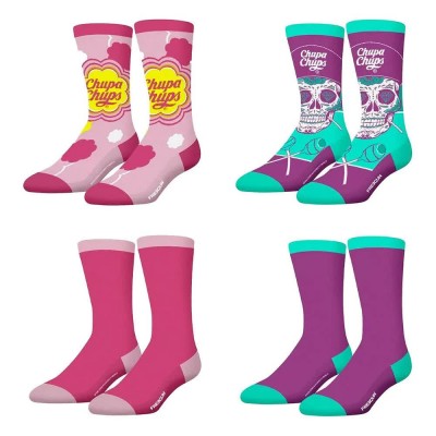 чорапи,детски,чорапи,freegun,cotton,collection,chupa,chups,socks,4,pairs,multicolor,(multicolor)