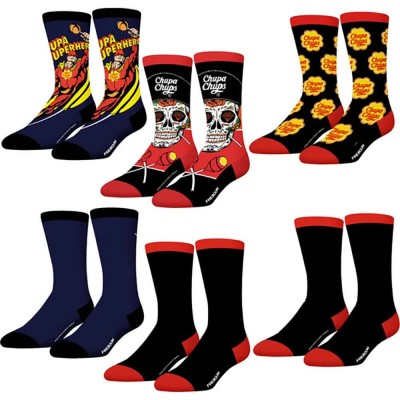 чорапи,мъжки,чорапи,freegun,varied,socks,6,pairs,multicolor