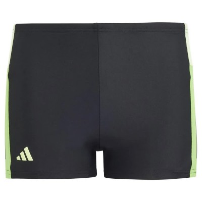 бански,гащета,детски,бански,костюми,adidas,colorblock,3,stripes,swimming,boxer,black,(black,green,spark,lucid,lime)