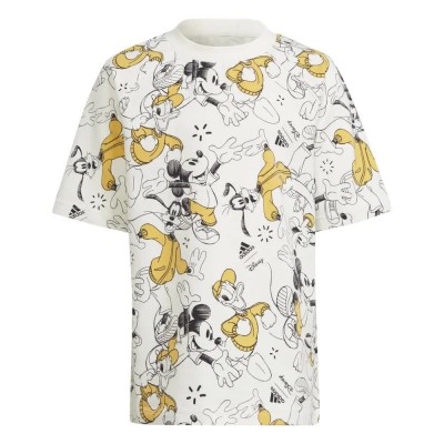 тениска,детски,тениски,adidas,disney,mickey,mouse,short,sleeve,t,shirt,off,white,preloved,yellow,black,(multicolor)