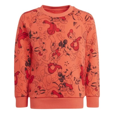 блуза,детски,блузи,adidas,disney,mickey,mouse,sweatshirt,bright,red,better,scarlet,black,(red)