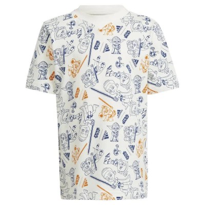 тениска,детски,тениски,adidas,star,wars,short,sleeve,t,shirt,off,white,multicolor,(white)