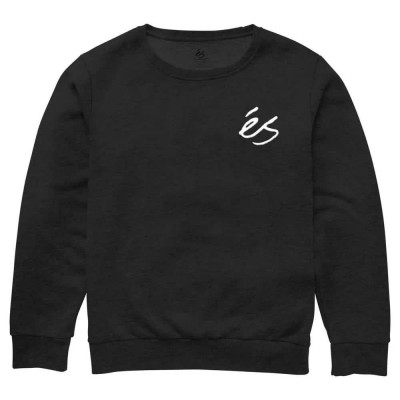 блуза,мъжки,пуловери,es,mini,script,crewneck,sweatshirt,black,(black)