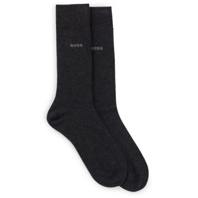 чорапи,мъжки,чорапи,boss,uni,10260369,socks,2,pairs,black,(charcoal)