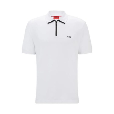 мъжки,блузи,с,яка,hugo,dalomino,short,sleeve,polo,white