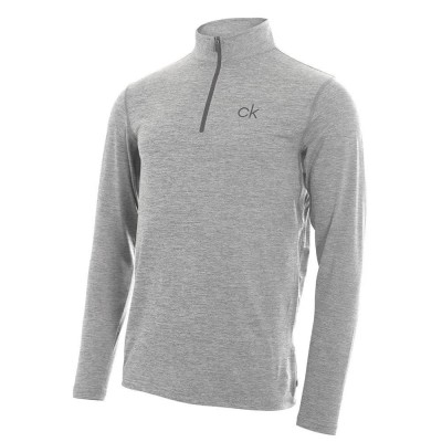блуза,мъжки,пуловери,calvin,klein,golf,newport,half,zip,sweatshirt,silver,(grey)
