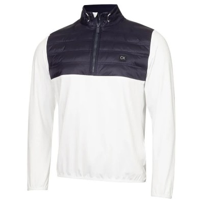 блуза,мъжки,пуловери,calvin,klein,golf,rangewood,hybrid,half,zip,sweatshirt,white,(white)