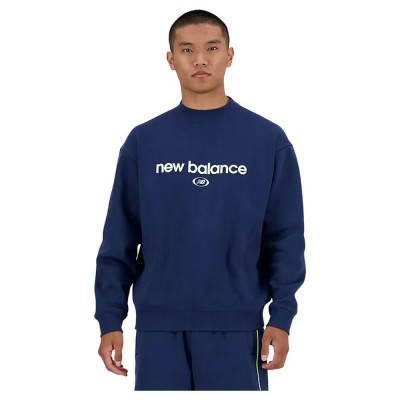 блуза,мъжки,пуловери,new,balance,hoops,sweatshirt,blue
