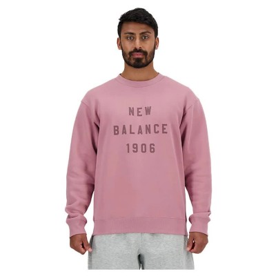 блуза,мъжки,пуловери,new,balance,iconic,collegiate,graphic,sweatshirt,pink