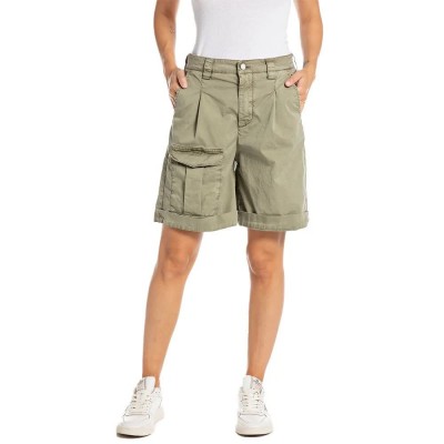къси,панталони,дамски,панталони,replay,w8103.000.84909g,cargo,shorts,soft,military,(beige)