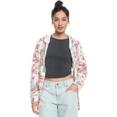 блуза,дамски,блузи,roxy,dive,deep,hoodi,full,zip,sweatshirt,pink,(snow,white,happy,tropical)