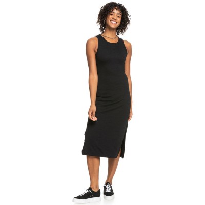 рокля,дамски,поли,и,рокли,roxy,goodkeepsakedre,sleveless,long,dress,black