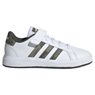 маратонки,детски,маратонки,adidas,grand,court,2.0,el,trainers,white,(ftwr,white,olive,strata,shadow,olive)