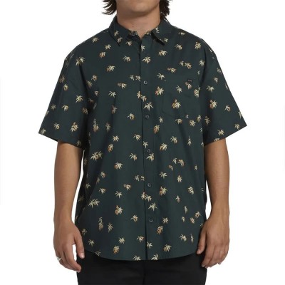 риза,с,къс,ръкав,мъжки,ризи,billabong,sundays,mini,short,sleeve,shirt,green