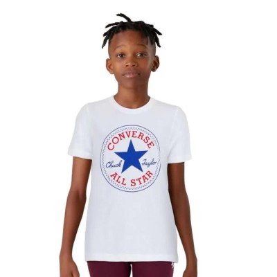 детска,тениска,детски,тениски,converse,kids,chuck,short,sleeve,t,shirt,white,(white)