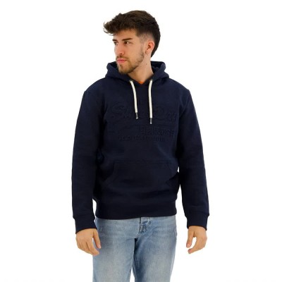 суичър,мъжки,пуловери,superdry,embossed,vintage,logo,hoodie,blue,(surplus,blue,black,grit)