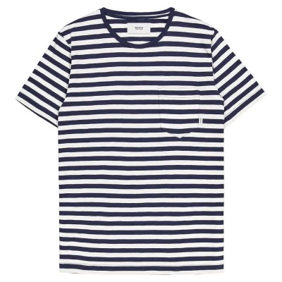 тениска,мъжки,тениски,makia,verkstad,short,sleeve,t,shirt,navy,white,(blue)