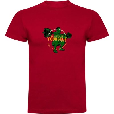 тениска,мъжки,тениски,kruskis,believe,short,sleeve,t,shirt,dark,red,(red)