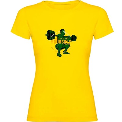 тениска,дамски,тениски,kruskis,believe,short,sleeve,t,shirt,yellow
