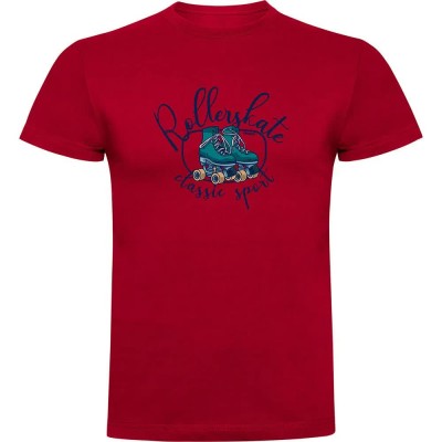 тениска,мъжки,тениски,kruskis,classic,sport,short,sleeve,t,shirt,dark,red,(red)