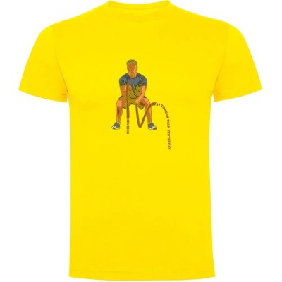 тениска,мъжки,тениски,kruskis,crossfit,ropes,short,sleeve,t,shirt,yellow