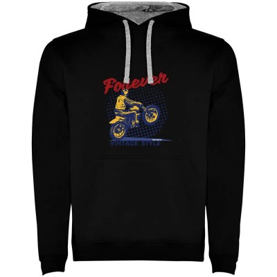 суичър,мъжки,пуловери,kruskis,forever,vintage,bicolor,hoodie,black,grey,(black)
