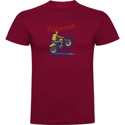 тениска,мъжки,тениски,kruskis,forever,vintage,short,sleeve,t,shirt,dark,red,(red)