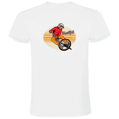 тениска,мъжки,тениски,kruskis,freestyle,rider,short,sleeve,t,shirt,white